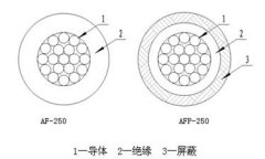 AF-250/AFP-250型氟塑料絕緣安裝線(xiàn)纜結(jié)構(gòu)圖