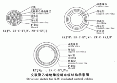 KYJV，KYJVP，KYJV22額定電壓0.6/1kV交聯(lián)聚乙烯絕緣控制電纜